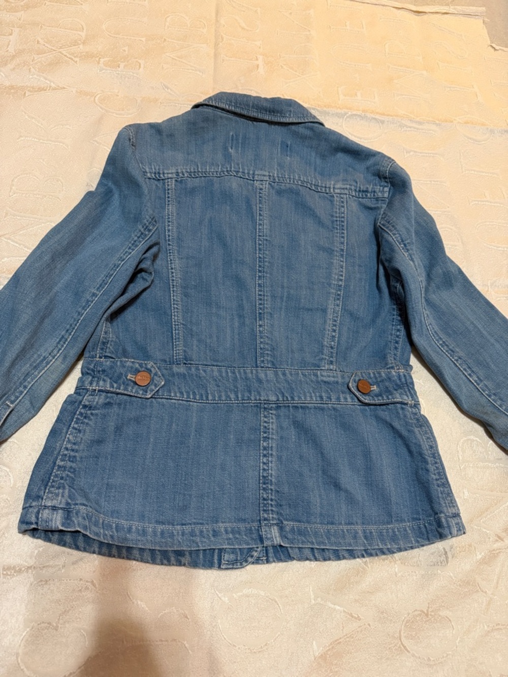 MaxMara Light Blue Denim Jacket with Button Front 8 - Picture 10 of 14